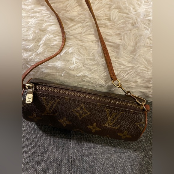 Authentic Vintage LOUIS VUITTON Monogram Papillon Pochette - Picture 6 of 8